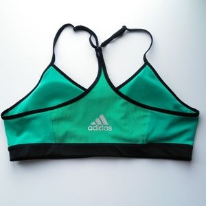 Adidas Mint Green Sports Bra Women Sz XL